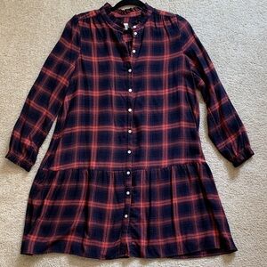 LOFT Plaid dress